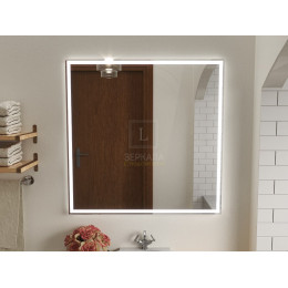 Зеркало с подсветкой для ванной комнаты Люмиро Слим 65 см