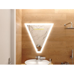 Зеркало в ванную комнату с подсветкой Винчи 65 см